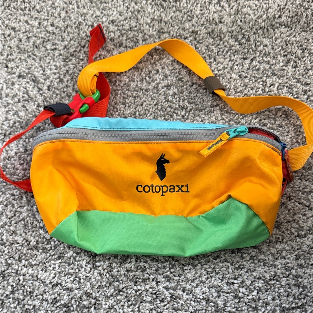 cotopaxi Bright Yellow & Mint Green Del Día Waist Pack